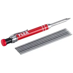 Flex Tieflochmarker Bleistift Baumarker Schreiner + 6 Ersatzminen