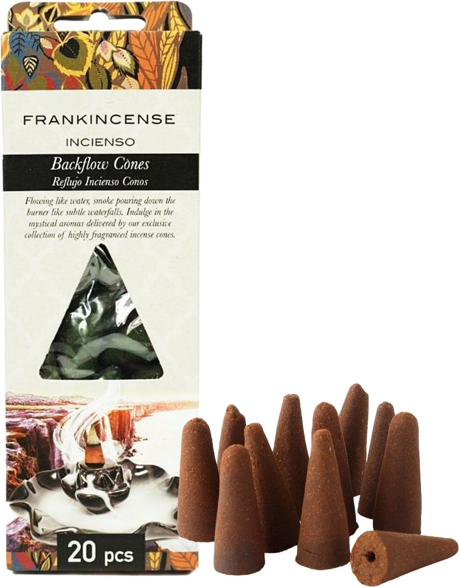 Flora Classique Backflow Wierookkegels Frankincense - 20 stuks