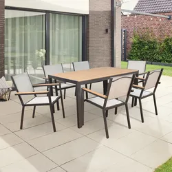Home Deluxe Gartentisch CANTOS – 150 x 90 cm