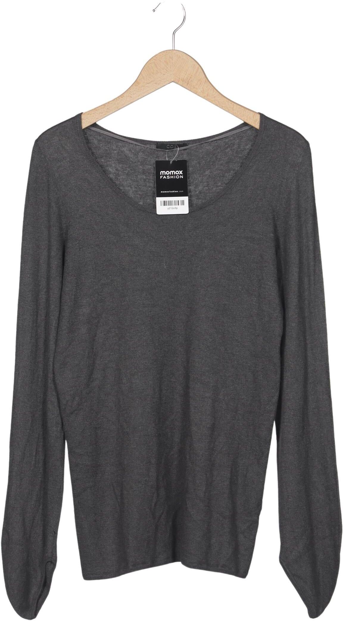 COS Damen Pullover, Grau, Gr. S, Seide / Angorawolle - Second Hand