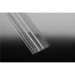 T&J Polycarbonat H-Profil 2000 mmnfür 6 mm, glasklar