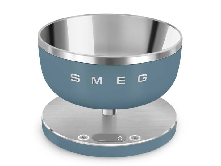 Balance de cuisine numérique bleu orage smeg