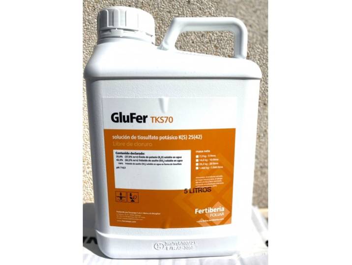 Thiosulfaté de Potassium à 25%, engrais feuillage, récipient de 5 litres, concentré de potassium, engrais inorganique à haute concentration pour la prévention et la correction des caries de Potassium