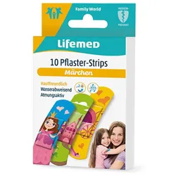 Kinder Pflaster Wundpflaster Schutzpflaster Strips Märchen Bunt 10 Stück
