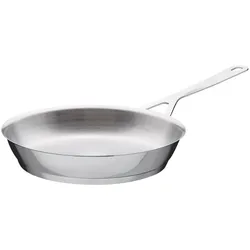 Alessi Pots Pans, Pfanne + Kochtopf, Silber