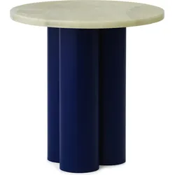 Dit Onyx Emerald Tischchen auf blauen Beinen