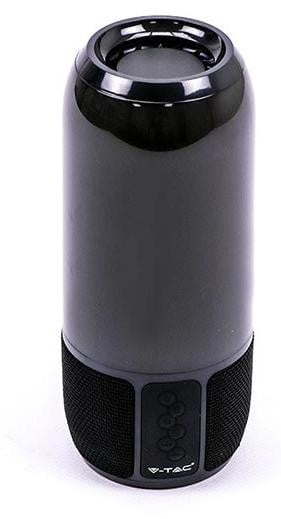 V-TAC SMART HOME VT-7456 LED-tafellamp met Bluetooth-speaker, RGB, 6W, zwart