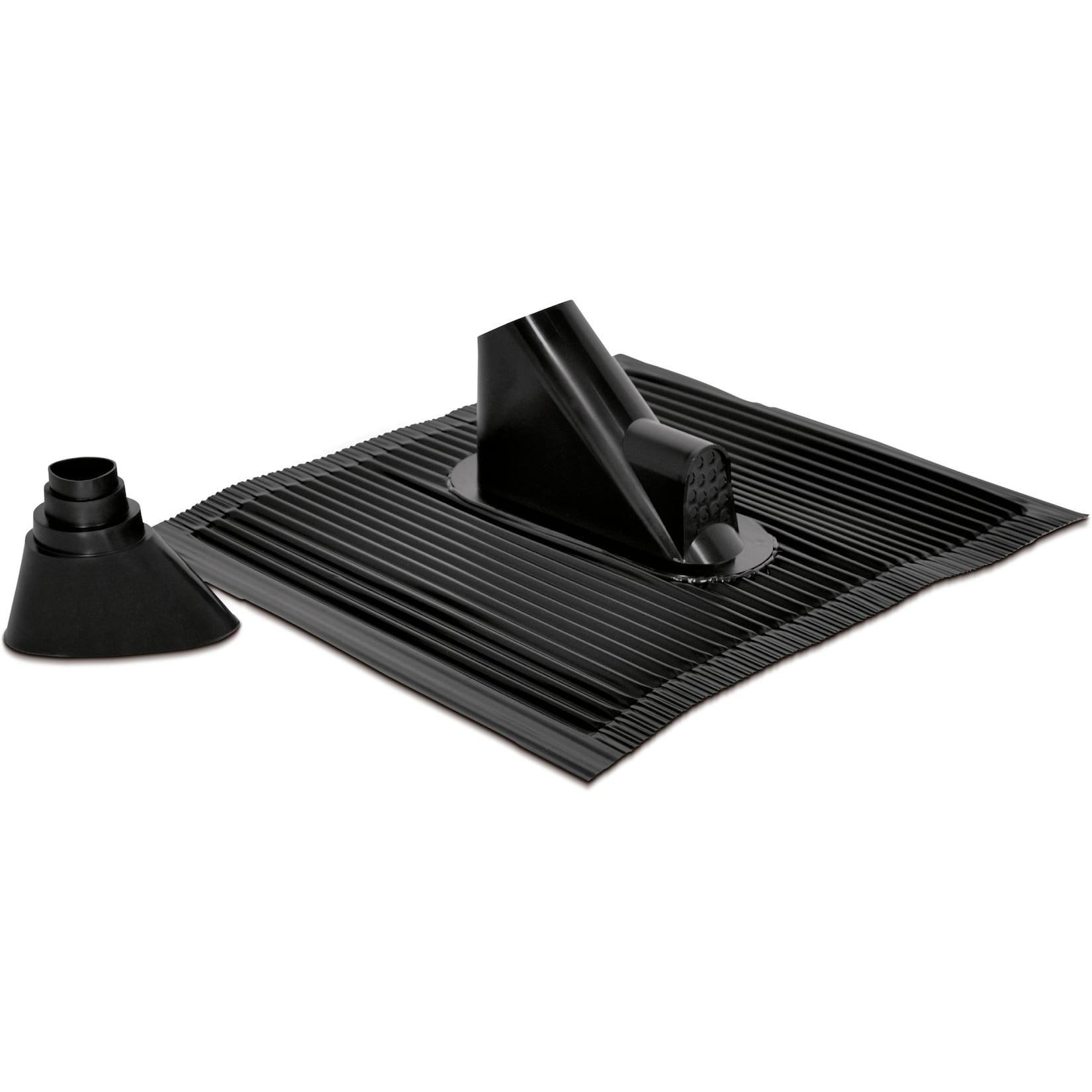 TechniSat Alu-Dachziegel Set Robuste Halterung für Antennenmontage schwarz
