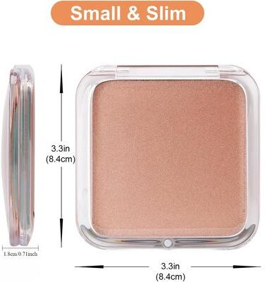 Fusion Finds Magnifying Travel Makeup Mirror Compact Folding Pocket Cosmetic Mirror rose
