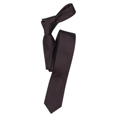 Krawatte VENTI "VENTI Krawatte gemustert", Herren, braun, 100% Seide, Krawatten