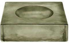 NADAAL STUDIOS Caerys Soft Amber Square Glass Catchall