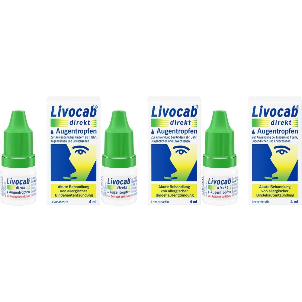 Livocab direkt Augentropfen x3 3x4 ml