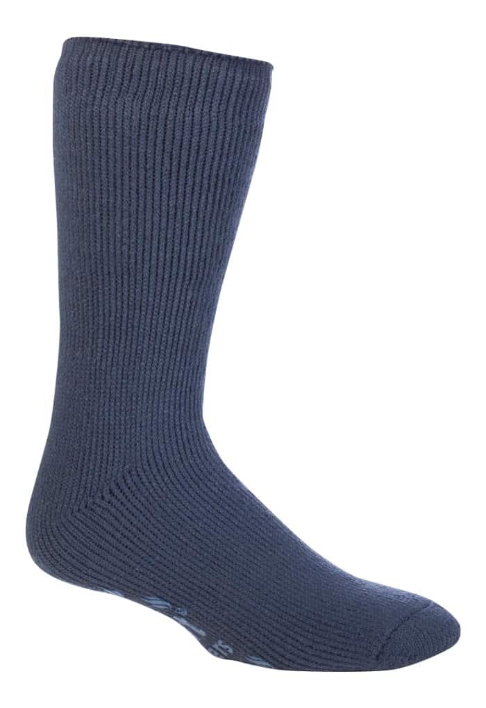 Heat Holders - Thermische pantoffelsokken voor heren - Diepblauw
