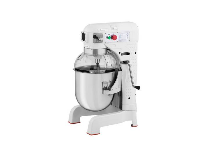 Royal Catering Küchenmaschine RCPM-30WP, 1100 W, 25 l Schüssel, Teigknetmaschine 7,5 kg Spiralkneter 25L Rührmaschine Planetenrührwerk