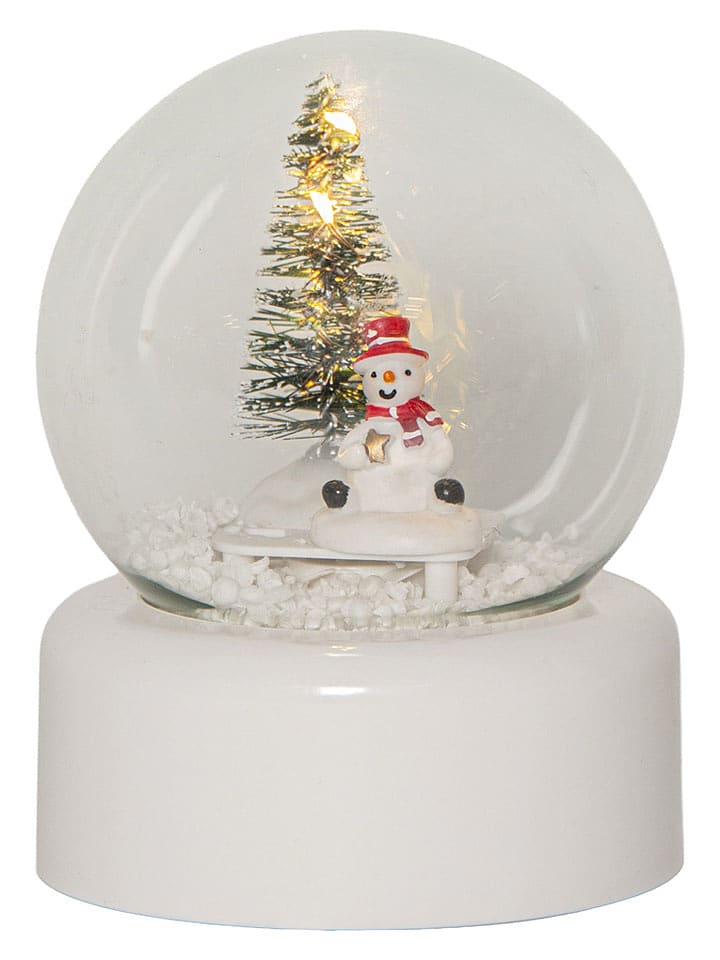 STAR Trading LED-Dekofigur "Play" in Weiß - (B)10 x (H)14 cm - onesize
