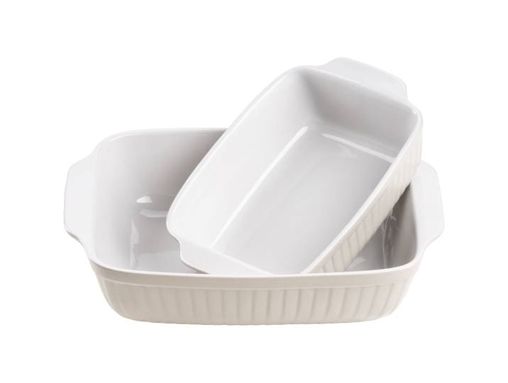 MÄSER Auflaufform Kitchen Time grau Keramik Rechteckig - Auflaufform
