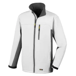 Softshell-Jacke "SKAGEN" - S - weiß/grau