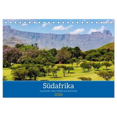 Südafrika - Landschaft voller Vielfalt und Schönheit (Tischkalender 2026 DIN A5 quer), CALVENDO Monatskalender