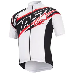 Alpinestars, Herren, Velotrikot, Nemesis Team S/S Jersey 's white/black/red (M), Weiss
