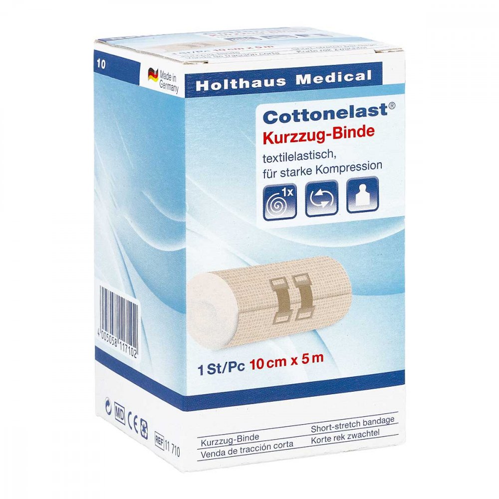 Holthaus Medical GmbH & Co. KG Kurzzugbinde Cottonelast 5mx10cm 01356590