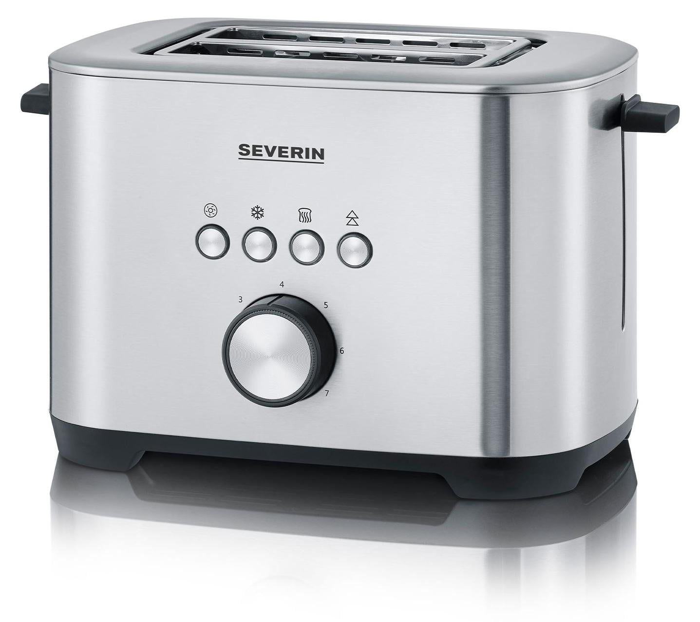 Severin AT 2620 Broodrooster, 2 sneetjes, Zwart, 800 W
