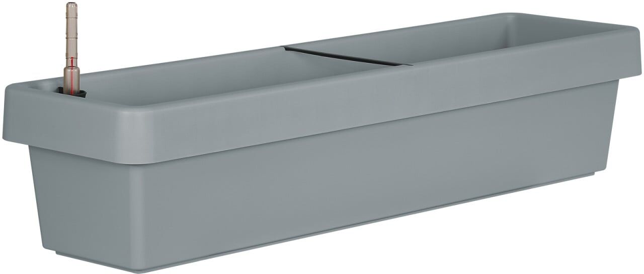 Geli Bewässerungsblumenkasten Viva Kunststoff betongrau 80 cm