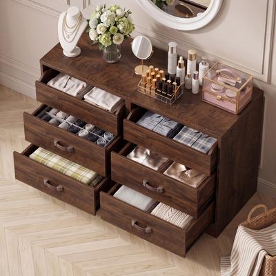 Rackcog Modern Closet Drawer Organizer, 3 Drawer Dresser/ Nightstand for Closet, Bedroom - 2 Pack