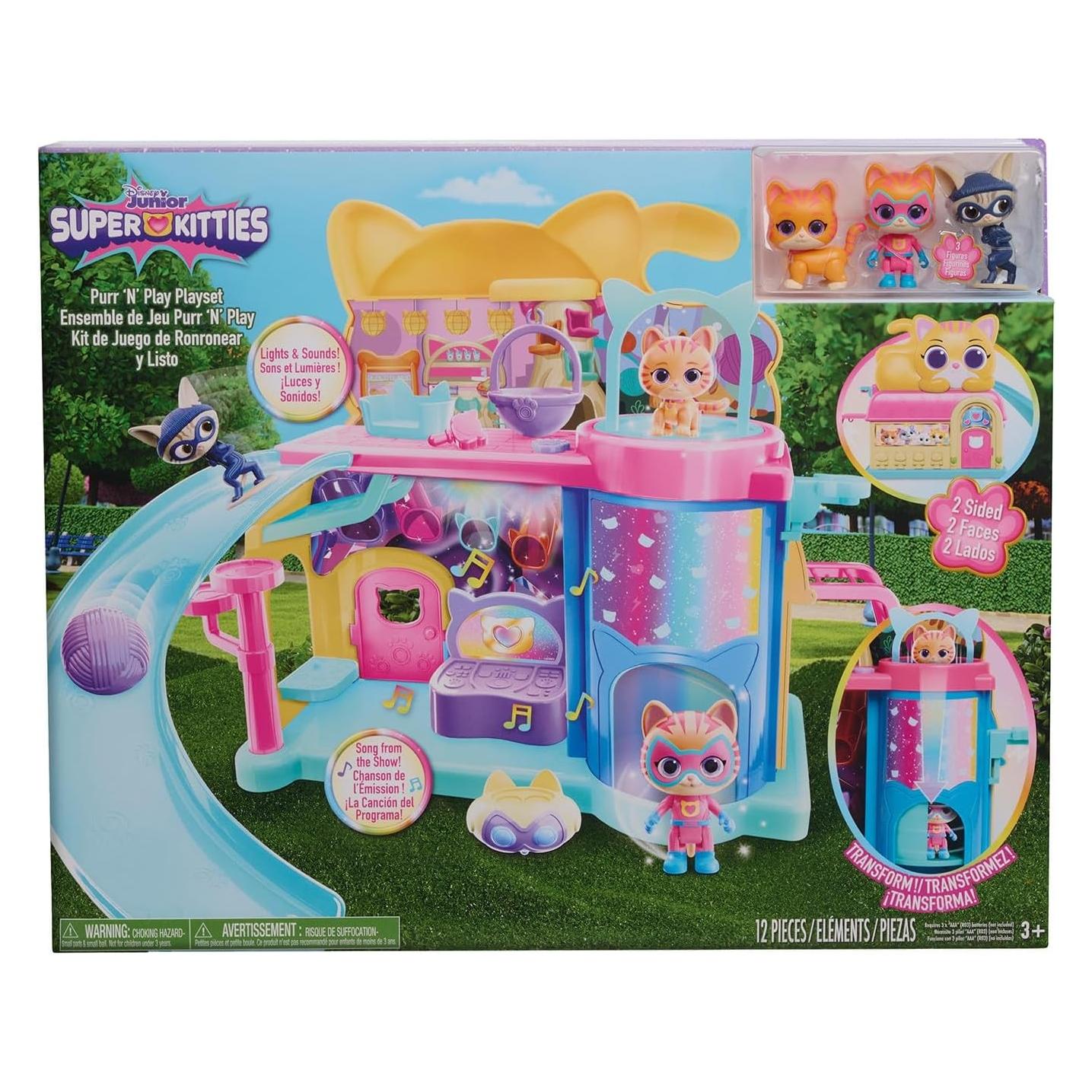 Disney Jr. Super Kitties Purr 'N' Play Playset (321-67002)