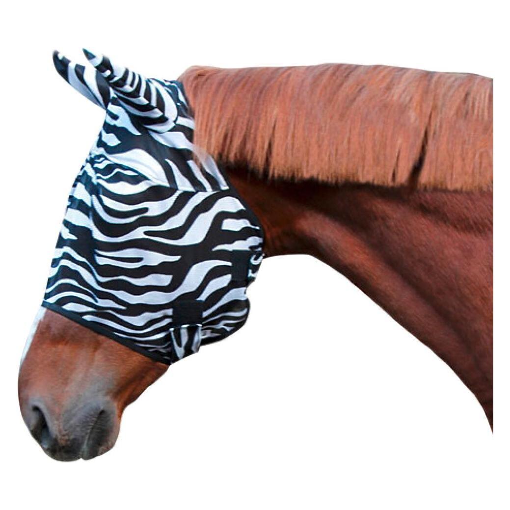 Kerbl Fliegenschutzmaske Zebra incl.Ohrenschutz, Pony (326113)