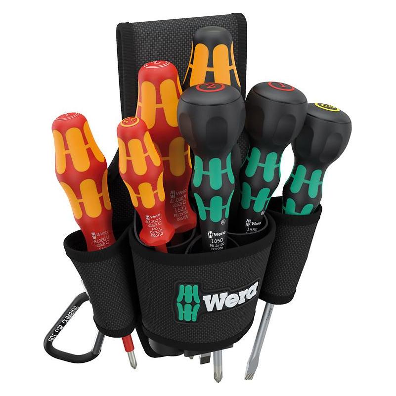 Wera 9621 Gürteltasche Set 2 (Phillipps-Kreuzschlitz (PH), Schlitz) (05136033001)