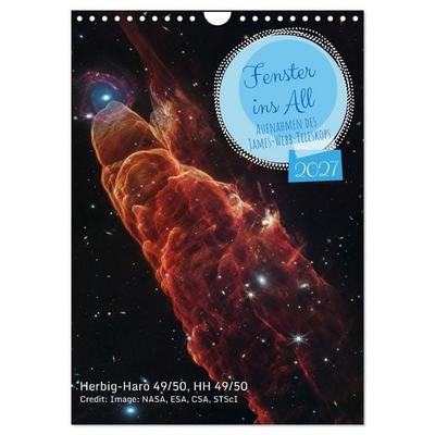 Fenster ins All - Aufnahmen des James-Webb-Teleskops (Wandkalender 2027 DIN A4 hoch), CALVENDO Monatskalender