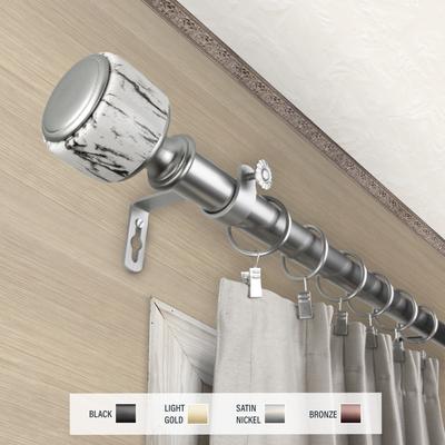 InStyleDesign Genesis 1 inch Diameter Adjustable Curtain Rod