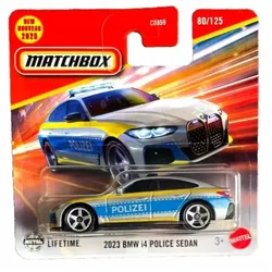 Matchbox: Spielzeugauto – 2023 BMW i4 Polizeilimousine