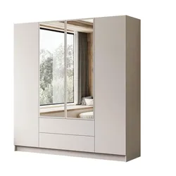 KLEIDERSCHRANK AUREL 4D2SZ mit Schubladen und Spiegel