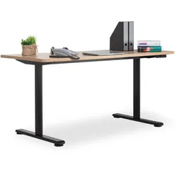 Schreibtisch LOMAX (BHT 160x73x70 cm) - braun - BHT 160x73x70 cm
