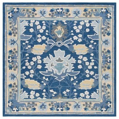 SAFAVIEH Handmade Earthly Treasure Boyana Traditional Wool Rug