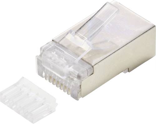 TRU COMPONENTS TC-9878248 RJ45-Steckverbinder Modularstecker CAT 6A Stecker, gerade