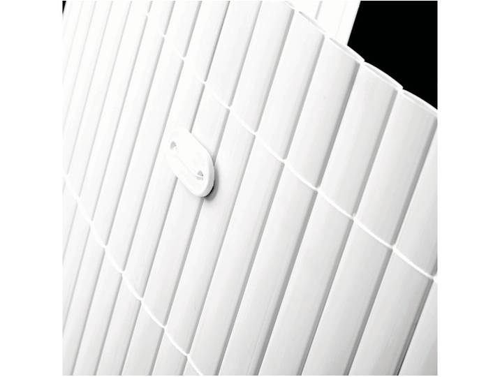 Tuinscherm tuinafscheiding kunststof PVC wit 2x3m