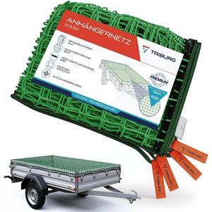 TRIBURG Anhängernetz grobmaschig, 2 x 3,5m, mit Spanngummi