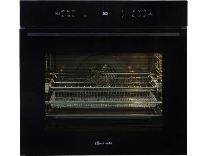 BAUKNECHT Pyrolyse Backofen BBI7 310C PIZZA , Energieeffizienz: A+, schwarz, B:56cm H:58,5cm T:55cm, Backöfen, Restaurant-Pizza daheim: 310C Pizza-Funktion, Pyrolyse Backofen
