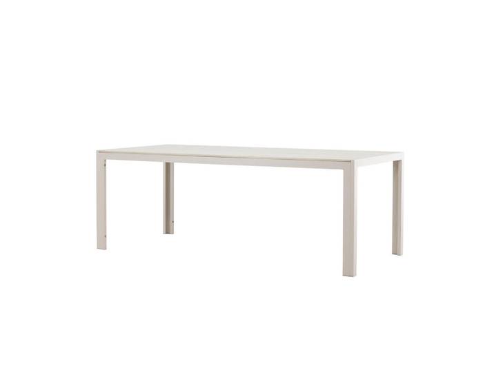 Furnlux Gartenesstisch Mirko Beige 90x205x74 cm, Metall, 90x74x205 cm, Gartenmöbel, Gartentische, Gartentische