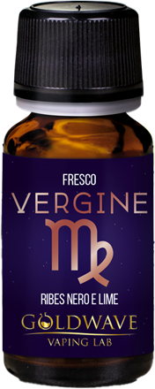 Goldwave Vergine Zodiac Aroma Concentrato 10ml Ribes Nero Lime Ghiaccio