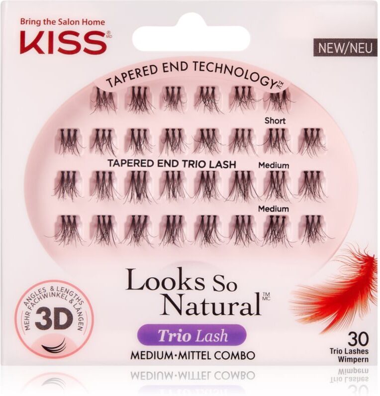 Kiss Look So Natural knotted individual lashes Lavish 30 pc