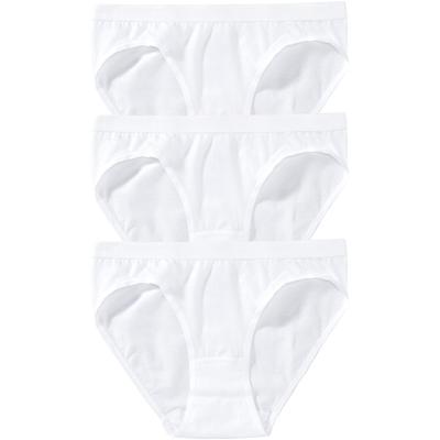 Minislip SPEIDEL "Everyday", Damen, Gr. 42, weiß, Obermaterial: 92% Baumwolle, 8% Elasthan, bedruckt, unifarben, Unterhosen, elastisch, bequem, modisch, mit Spitze, Baumwollmix