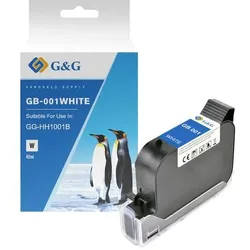 G&G, Druckerpatrone, Druckerpatrone Original Weiss GB-001white