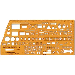 STANDARDGRAPH Zeichenschablone Taktische Zeichen NATO 8353