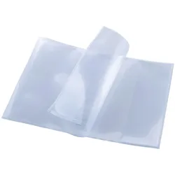 DONAU Heftumschlag transparent DIN A5 quer
