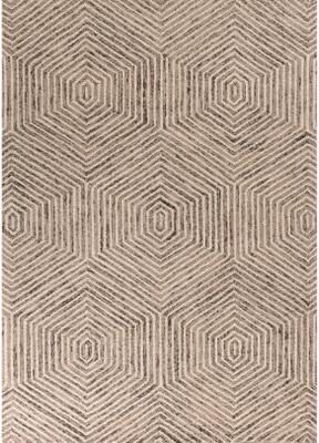 Carson Carrington Kullerod Hand-tufted Wool Honeycomb Rug