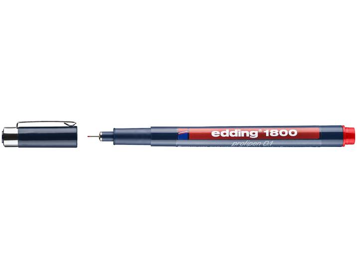 edding Profipen 1800 0,25mm rot