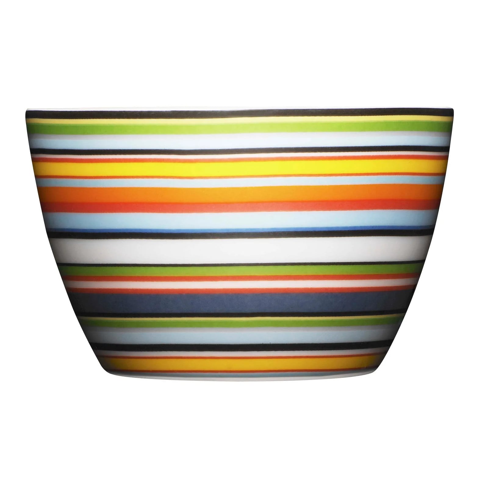 Iittala Origo serveerschaal klein oranje gestreept 0,15 l